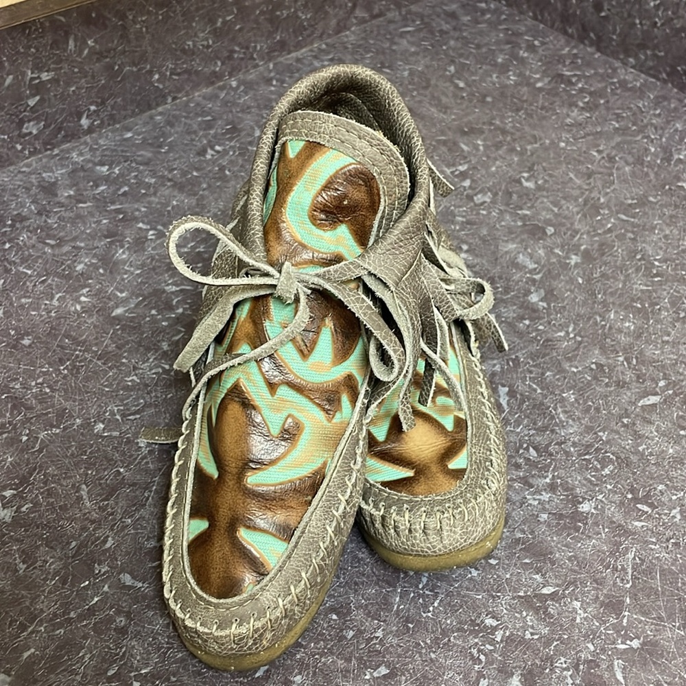 Holy Cow Couture Fringe Moccasins